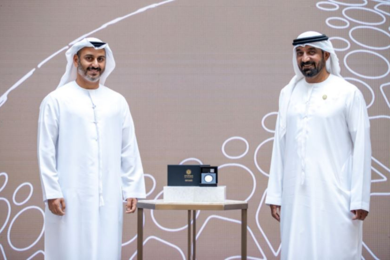 Mr. Amer Khansaheb with His Highness Sheikh Ahmed bin Saeed Al Maktoum